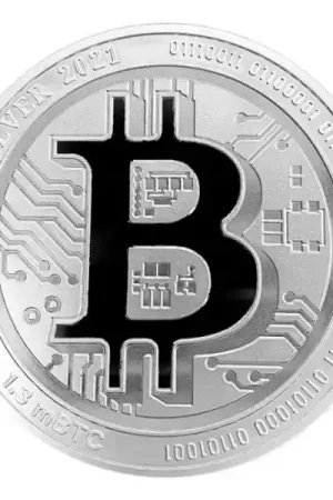 Wyprzedaż Niue Bitcoin 1 troy ounce zilveren munt 2021 kopen