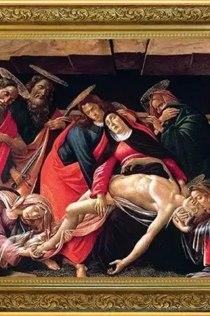 Niue Botticelli Lamentation over the Dead Christ 1 troy ounce zilveren munt 2020 - Goudverzekerd Premium