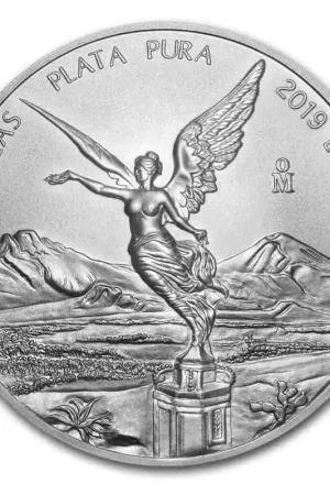 Wyprzedaż Mexican Libertad 5 troy ounce zilveren munt 2019 - Goudverzekerd