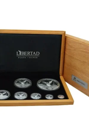 Niska cena Mexican Libertad Magnificent 7-Coin Proof Set 2017 - Goudverzekerd