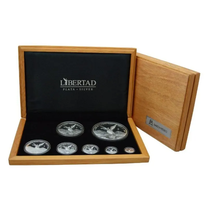 Niska cena Mexican Libertad Magnificent 7-Coin Proof Set 2017 - Goudverzekerd