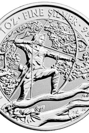 Myths and Legends #1: Robin Hood 1 troy ounce zilveren munt 2021 - Goudverzekerd Darmowa dostawa