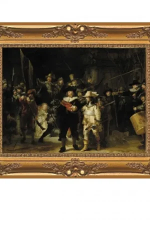 Nachtwacht Rembrandt Gold Plated zilveren munt 2019 - Goudverzekerd Oferta limitowana