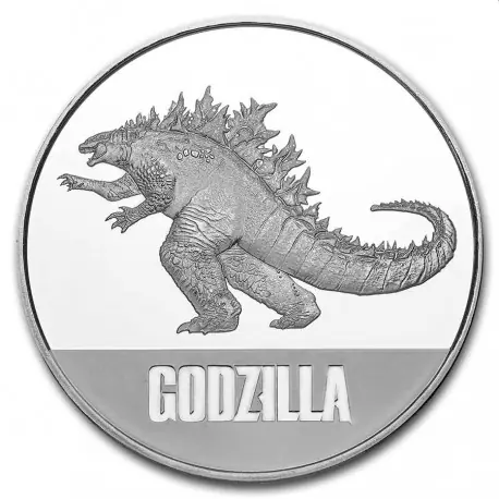 Tani Niue Godzilla 1 troy ounce zilveren munt 2021 - Goudverzekerd