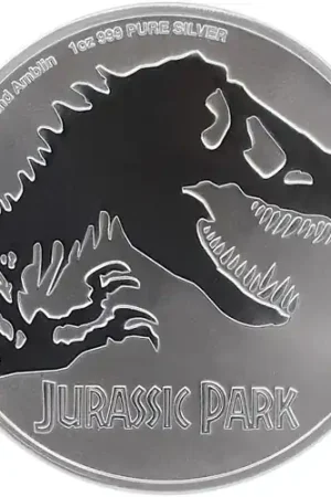 Niue Jurassic Park 1 troy ounce zilveren munt 2020 BU - Goudverzekerd Ostatnia szansa