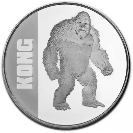 Nowość Niue Kong 1 troy ounce zilveren munt 2021 - Goudverzekerd