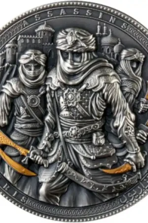 Niue Nizaris Assassins Antique Finish 2 troy ounce zilveren munt 2019 - Goudverzekerd Niska cena