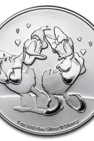 Niue Disney Donald & Daisy zilveren munt - Goudverzekerd Tylko dziś