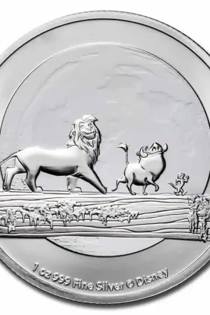 Oryginalny Niue Disney Lion King Hakuna Matata 1 troy ounce zilveren munt 2021 - Goudverzekerd