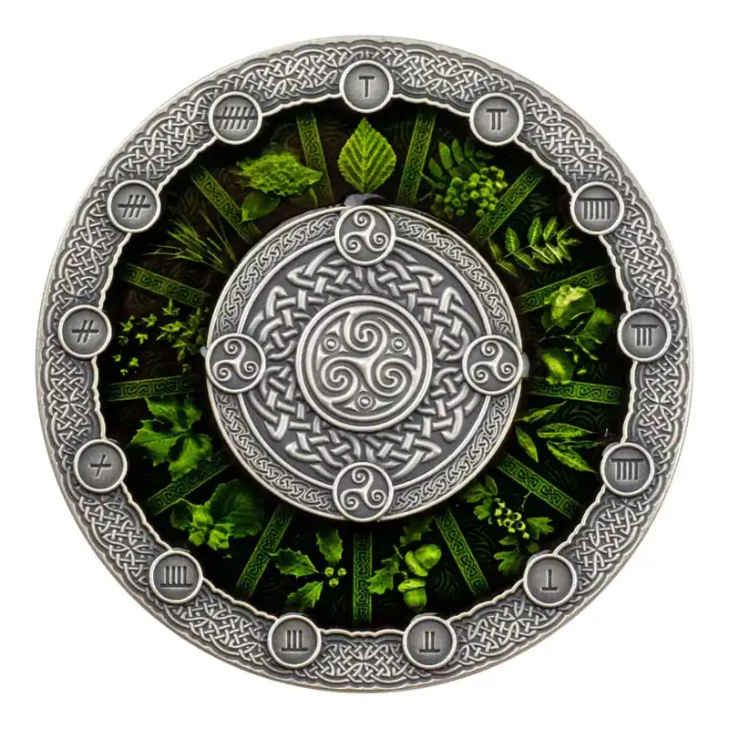 Wyprzedaż Niue Celtic Calendar 2 troy ounce zilveren munt 2019 - Goudverzekerd