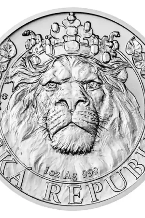 Najlepsza cena Niue Czech Lion 1 troy ounce zilveren munt 2022 kopen