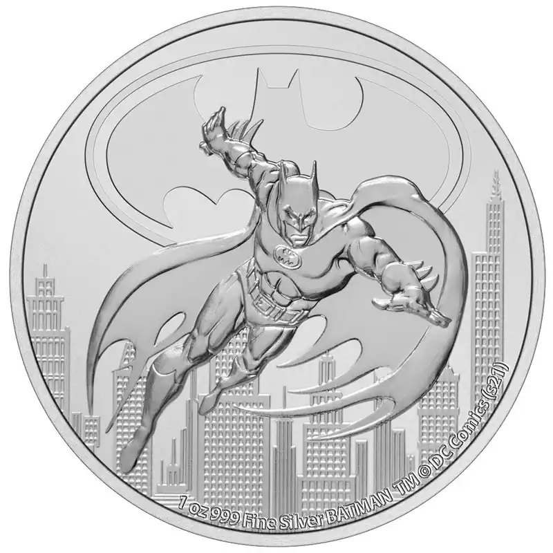 Oferta limitowana Niue DC Comics Justice League: Batman 1 troy ounce zilveren munt 2021 - Goudverzekerd