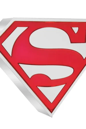 Wysoka jakość Niue Superman Logo Proof Color 1 troy ounce zilveren munt 2021 - Goudverzekerd