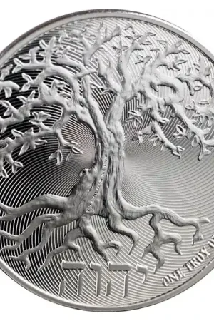 Niue Tree of Life 1 troy ounce zilveren munt 2021 - Goudverzekerd Kup teraz
