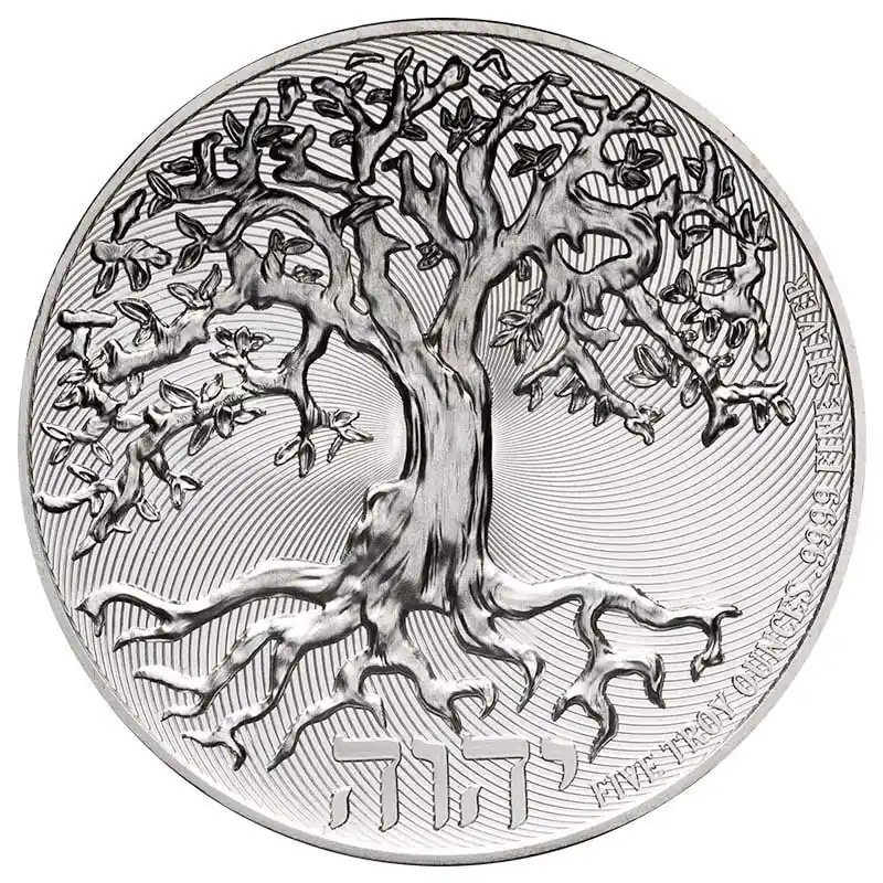 Bezpieczna płatność Niue Tree of Life 5 troy ounce zilveren munt 2022 - Goudverzekerd