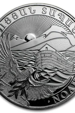 Noahs Ark 1 troy ounce zilveren munt 2017 - Goudverzekerd Szybka dostawa