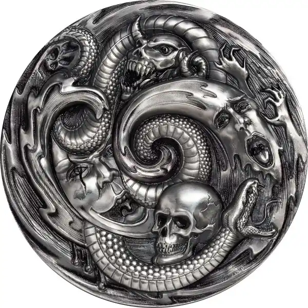 Pandora's Box Palau 3 troy ounce zilveren munt 2019 - Goudverzekerd Nowość