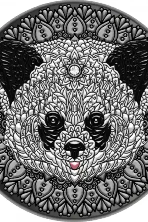 Niue Panda Mandala Swarovski 2 troy ounce zilveren munt 2021 - Goudverzekerd Zamów teraz