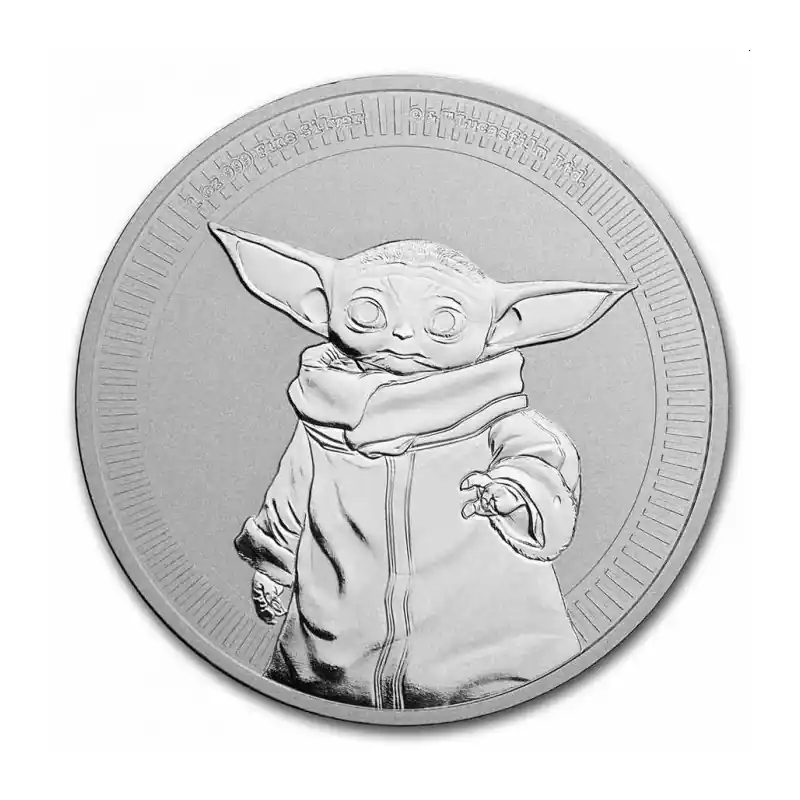 Oferta limitowana Niue Star Wars Baby Yoda 1 troy ounce zilveren munt 2021 kopen