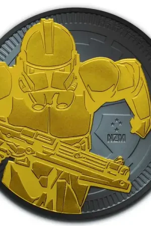 Niue Star Wars Clone Trooper Ruthenium 1 troy ounce zilveren munt 2019 - Goudverzekerd Rabat