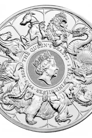 Szybka dostawa Queens Beasts Completer Coin 1 Kilo zilveren munt 2021 - Goudverzekerd