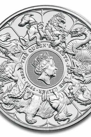 Oryginalny Queens Beasts Completer Coin zilveren munt - Goudverzekerd