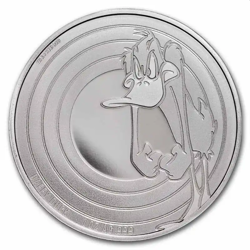 Tylko dziś Samoa Daffy Duck 1 troy ounce zilveren munt 2022 - Goudverzekerd