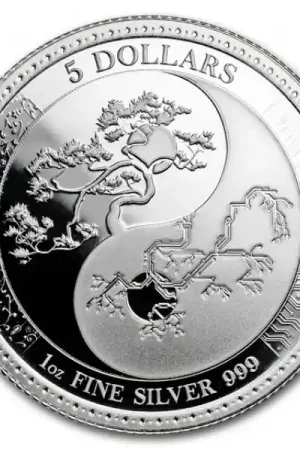 Tokelau Equilibrium: ounce zilveren munt - Goudverzekerd Popularny