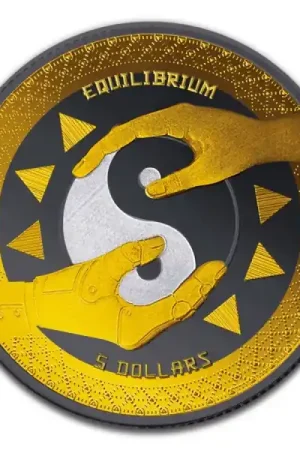 Tokelau Equilibrium Balance Black Ruthenium 1 troy ounce zilveren munt 2020 - Goudverzekerd Tani