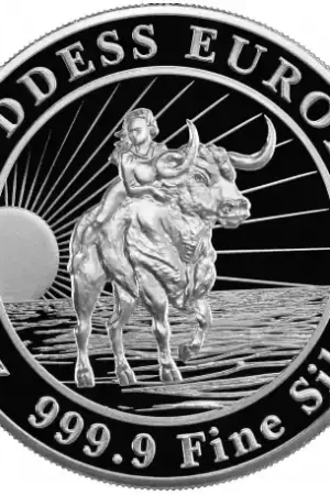 Tokelau Goddess Europa 1 troy ounce zilveren munt 2022 - Goudverzekerd Tylko dziś