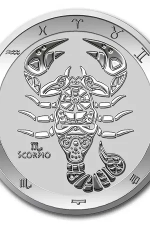 Tokelau #11 Scorpio 1 troy ounce zilveren munt 2021 - Goudverzekerd Najlepsza cena