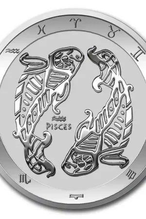 Tokelau #3 Pisces 1 troy ounce zilveren munt 2021 - Goudverzekerd Nowość
