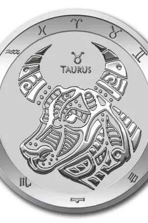 Zwrot pieniędzy Tokelau #5 Taurus 1 troy ounce zilveren munt 2021 - Goudverzekerd