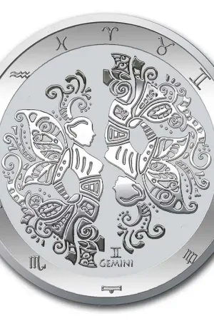 Tokelau #6 Gemini 1 troy ounce zilveren munt 2021 - Goudverzekerd Popularny