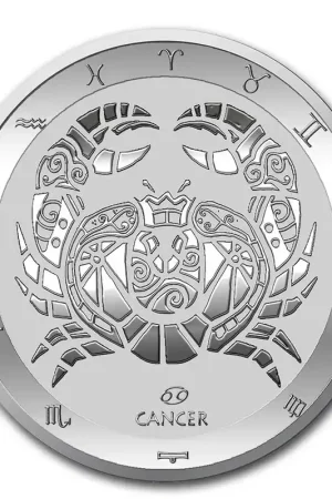 Zwrot pieniędzy Tokelau #7 Cancer 1 troy ounce zilveren munt 2021 - Goudverzekerd