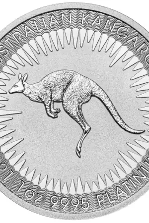 Kangaroo 1 troy ounce platina munt - Goudverzekerd Oryginalny