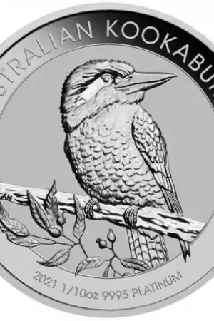 Tani Kookaburra 1/10 troy ounce platina munt 2021 - Goudverzekerd