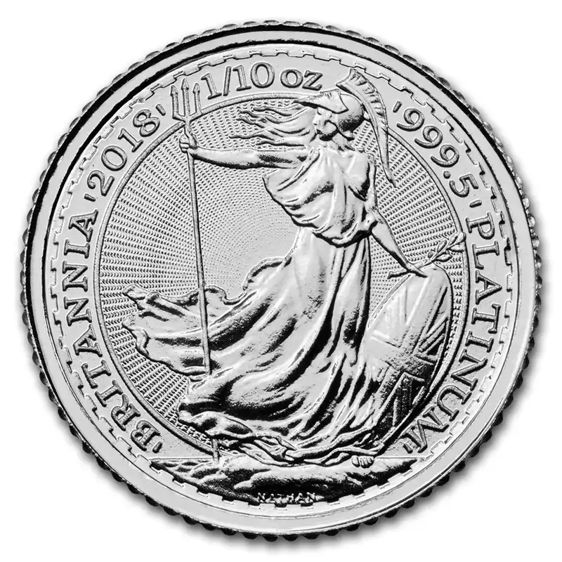 Oferta Britannia 1/10 troy ounce platina munt - Goudverzekerd
