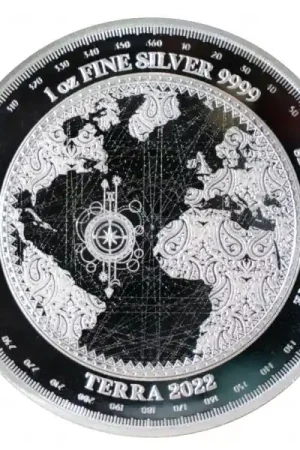 Tokelau Terra 1 troy ounce zilveren munt 2022 - Goudverzekerd Bezpieczna płatność