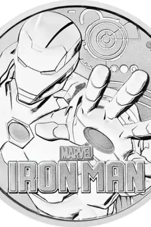 Tuvalu Marvel #4 Iron Man 1 troy ounce zilveren munt 2018 - Goudverzekerd Promocja