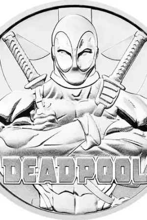 Tuvalu Marvel #5 Deadpool 1 troy ounce zilveren munt 2018 - Goudverzekerd Autentyczny