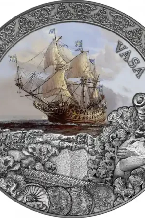 Najlepsza cena Vasa 2 troy ounce zilveren munt 2021 - Goudverzekerd