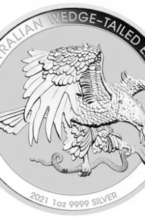 Wedge-Tailed Eagle 1 troy ounce zilveren munt 2021 - Goudverzekerd Niska cena