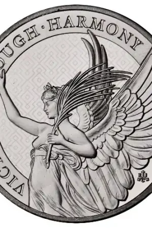 Zamów teraz St. Helena Queens Virtues #1: Victory 1 troy ounce platina munt 2021 - Goudverzekerd