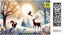 Najlepsza cena Duitsland - Winter landschap - Postfrisse postzegel