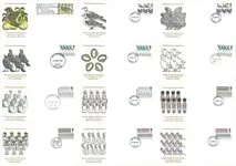 Darmowa dostawa Engeland 1977 - The twelve days of Christmas - FDCset 12 stuks