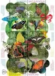 Tani Nederland -Beleef de Natuur 2025: Vlinders van St. Eustachius - Postfris velletje