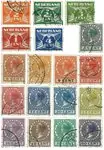 Zamów teraz Nederland 1925 - Roltandingzegels NVPH R1-R18 - Gebruikt