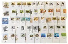 WWF - Pakketten met FDCs - 43 verschillende Premium