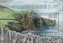 Faroer - Zuilvormig basalt - Postfris souvenirvelletje Ostatnia szansa